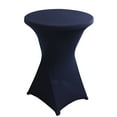 thumbnail image 2 of Cocktail Tablecloth*1 Piece 43.3X23.6 Inch Spandex Round Tablecloth Cocktail Blue Table Covers Fitted Stretch Tablecloth for Wedding Banquet Party Birthday Table Cloth, 2 of 6
