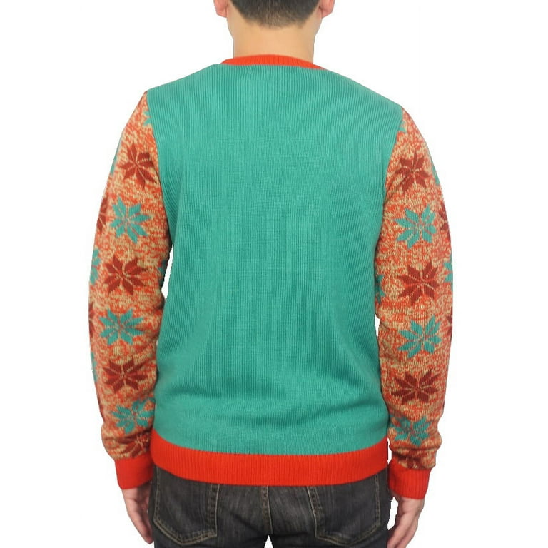 Holiday Men s Get Blitzed Reindeer Pocket Ugly Christmas Sweater Up to size 2XL