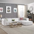thumbnail image 3 of Modway Mingle Ensemble Moderne 4 Pcs en Tissu Blanc, 3 of 6