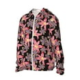 thumbnail image 2 of Balery Lilies Flowers Men's Women's UPF 50+ Sun Protection Lightweight Hoodie Performance Long Sleeve Shirt for Fishing Running-Large, 2 of 9