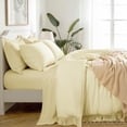 thumbnail image 6 of SONORO KATE 7 Pieces Queen Comforter Set – Tassels Boho Bed in a Bag, All Season Bedding Set with 1 Fitted Sheet, 1 Flat Sheet, 2 Pillowcases & 2 Shams, Ivory, 6 of 10
