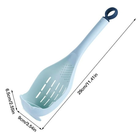 

Multipurpose Spoon with Holes Kitchen Long Handle Slotted Spoons Colander Strainer Grater Masher for Egg Yolk Separator