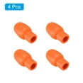 thumbnail image 3 of Drum Mute Drumstick Silent Tip Drum Dampener Silicone Rubber Practice Percussion Tips Protectors Mute Orange 4 Pack, 3 of 6