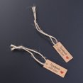 thumbnail image 6 of Milisten 100Set Beige Paper Tags for Valentine present Tagging and Decorating, 6 of 8