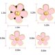 thumbnail image 5 of Clips de ventilación de aire con flor de margarita, ambientador de coche, clip de ventilación decorativo para accesorios de decoración de ventilación de coche (rosa)-rosa- Sincero Electrónica, 5 of 5