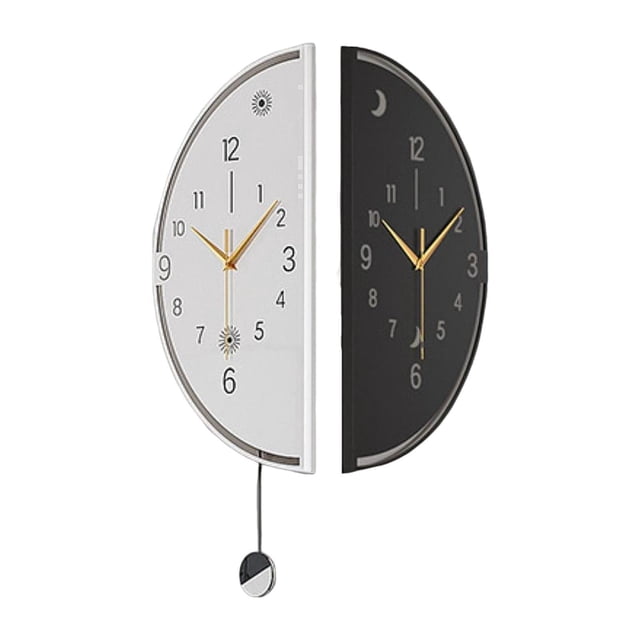 Reloj de pared de esquina de doble cara reloj decorativo arte de hierro único decoración de pared minimalista simple moderna para pequeña