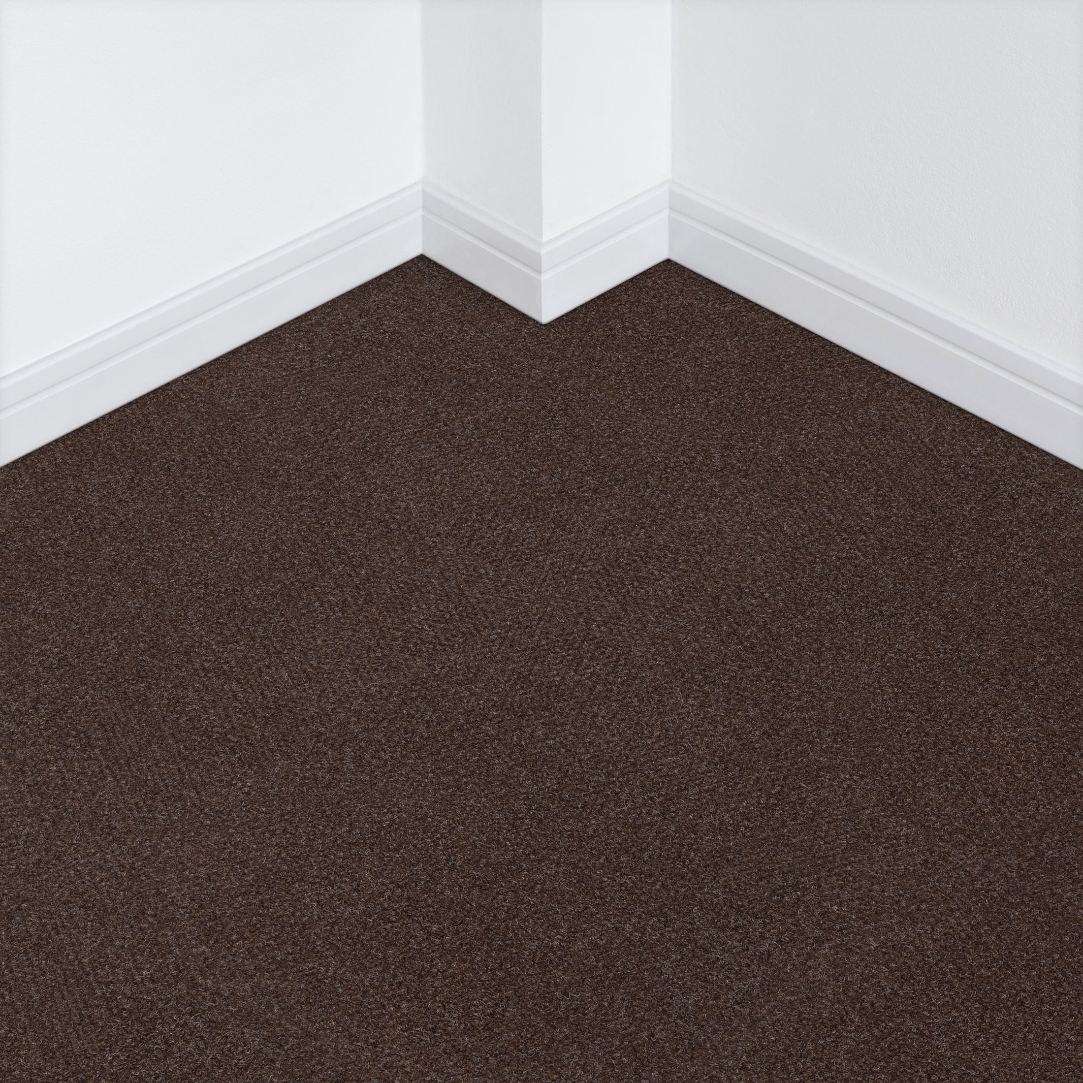 Rocket Hobnail Brown Residential 24 in. x 24 in. Peel and Stick Carpet Tile Square 48 Sq. ft. 12 Tiles Per Box