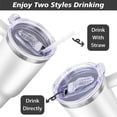 thumbnail image 3 of Gardening 40 oz Tumbler, Plant Lady Vacuum Leak Proof Insulated Mug with Lid Straw Handle,40oz Cup Travel Cup Gardener Gift, 3 of 5