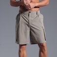 thumbnail image 6 of YYDGH Men's Athletic 7 Inch Sweat Shorts Fashion Solid Color Drawstring Elastic Waist Shorts Comfy Swim Trunks Casual Loose Board Shorts, 6 of 9