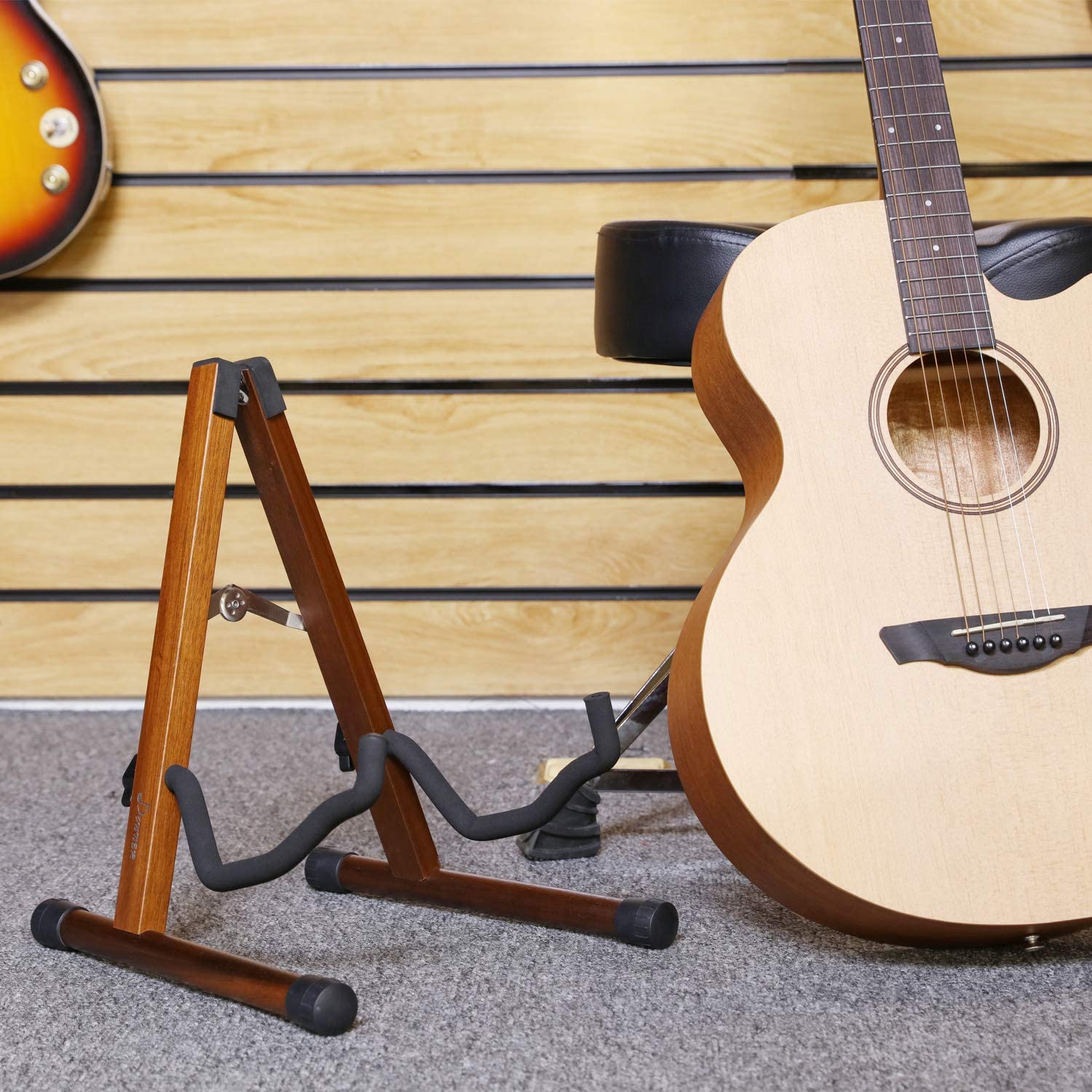 Donner DS-3 Solid Wood A-Frame Guitar Stand photo 6