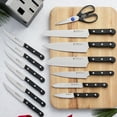 thumbnail image 3 of Henckels Solution 14-pc Self-Sharpening Knife Block Set - Black, 3 of 6