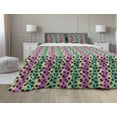 thumbnail image 1 of Abstract Comforter & Sham Bedding Set, Colorful Illustration with Leopard Pattern with Glittering Neon Colors Modern Art, 3 pcs Duvet Set Microfiber Filling Quilt, 5 Sizes, Multicolor, by Ambesonne, 1 of 4