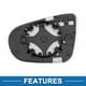 thumbnail image 4 of Reemplazo de vidrio del espejo derecho calefaccionado único para Volkswagen Golf Mk6 TOURAN, 4 of 6