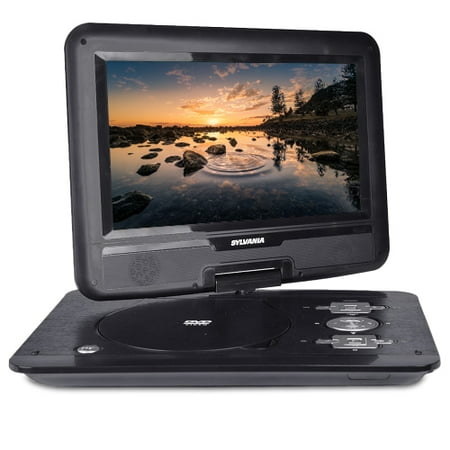 Refurbished Sylvania 10.1″ 180 Swivel Widescreen Portable DVD Player with USB Port SDVD1032 Refurbished Sylvania 10.1″ 180 Swivel Widescreen Portable DVD Player with USB Port SDVD1032