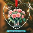 thumbnail image 2 of Personalized Year Name Glass Ornament Gift for Camellia Floral Vase Lover/Gardener/Grandma, Customized Camellia Flower Lover Keepsake Christmas Ornament, Beauty Camellias Flower Glass Ornaments, 2 of 6