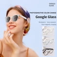 thumbnail image 2 of Gafas de sol inteligentes, lentes bluetooth audio estéreo, lentes fotocromáticas, control táctil y voz, protección UV, IPX5 impermeable, 2 of 6