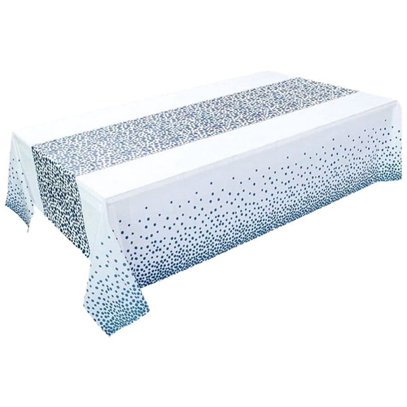 Dot Pattern Tablecloth Disposable Table Cloth Oilproof Table Cover Waterproof Tablecloth Picnic Cloth For Rectangle Table