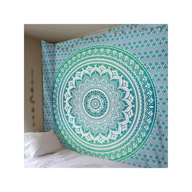 Lot De 10 Tapisseries Mandala Indiennes - 100% Coton - Décor Bohème Hippie - Neuf Sans Défaut