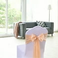 thumbnail image 4 of Satin Chair Sashes with Bands Stretch Ribbon Bows for Wedding Decorations Party Events Banquet Hotel Home Kitchen Chair Covers Living Room Bedroom Enhancements Bowless Design Silk Material, 4 of 7