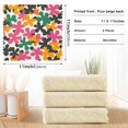thumbnail image 6 of Yayeee 6 Pack Kitchen Dishcloths for Washing Dishes Soft Absorbent Microfiber Towels, Pink Floral Blooms, 6 of 9