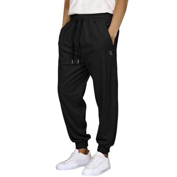 FYDUU Men's Sweatpants Fashion Casual Pants Fall Winter Sportswear Comfortable Stylish Joggers Elastic Waist Sweatpants With Pockets Activewear Comfy Sweatpants