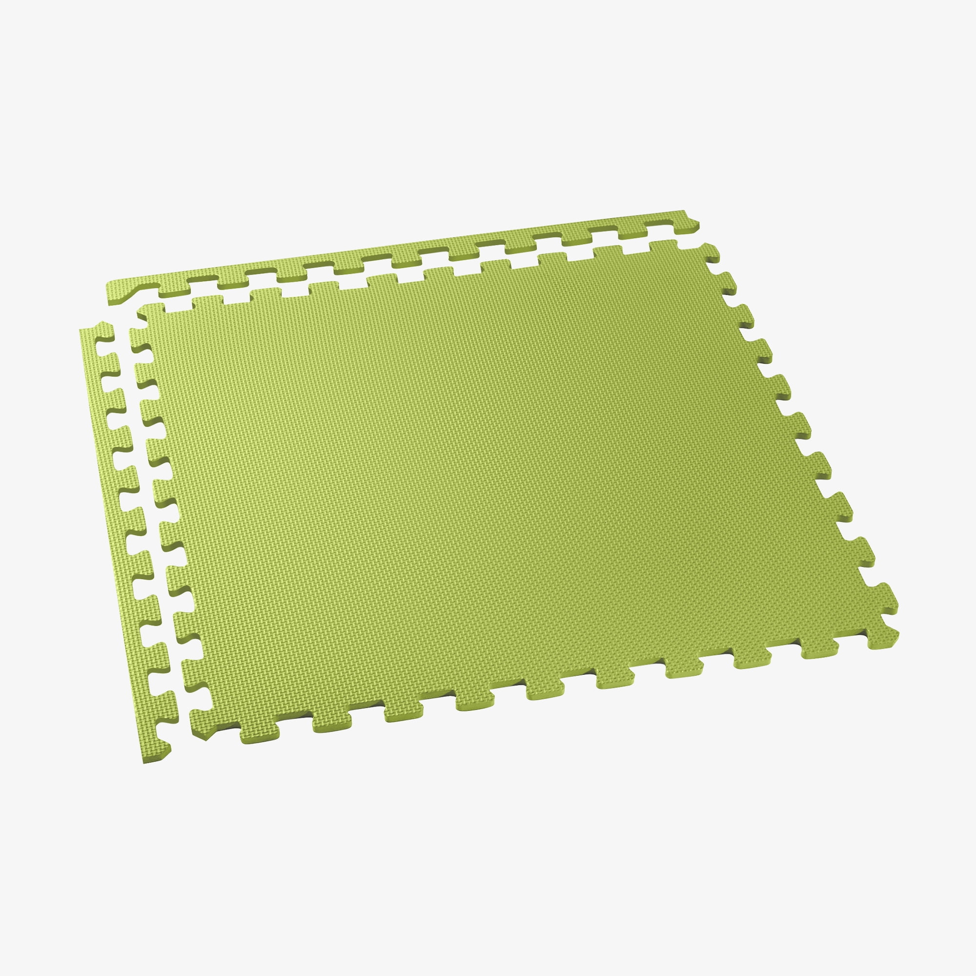 We Sell Mats 3/8" Multipurpose Foam Mats, Lime Green, 100 Sq Ft