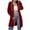 Wine, variant on Zipper Long Hoodies for Women, Oversized Jacket Coat with Pocket, Casual Fall Long Sleeve Sweatshirts