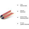 thumbnail image 4 of HSHDLDF Car Styling 3D Aluminum Epoxy National Flag Logo Emblem Sticker Metal Decal Badge Auto Exterior Accessory (America Gold), 4 of 4