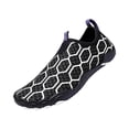 thumbnail image 3 of Barefoot Hiking Shoes for Women Lightweight Non-Slip Wide Toe Box Breathable Water-Friendly Minimalist Athletic Footwear for Everyday Wear Trail Hiking Grounding and Outdoor Walking,Black 36, 3 of 4