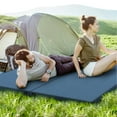 thumbnail image 2 of Spaco Foldable Camping Mattress with High Density Foam Cushion and Anti-slip Bottom, Air Mattresses & Sleeping Bags for Outdoor as Garden, Yard, Navy, 2 of 11