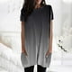 thumbnail image 3 of MKLEKYY Camisetas Camiseta Informal Holgada De Verano Para Mujer, Cuello Redondo, Manga Corta, Estilo Túnica Con Bolsillos, 1112 Talla S, 3 of 3
