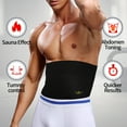 thumbnail image 5 of QRIC Men's Waist Trainer Sauna Workout Waist Trimmer Seamless Compression Waist Band for Weight Loss Sauna Slimming Waist Band Cincher for Running, Gym, Sports, Workout, 5 of 6