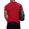 thumbnail image 4 of LNZGNM Mens 4th of July Shirts 250 Anniversary USA Flag T-Shirt Short Sleeve Crewneck Patriotic Shirt Fashion Memorial Day Tee Shirt,Red 4XL, 4 of 4