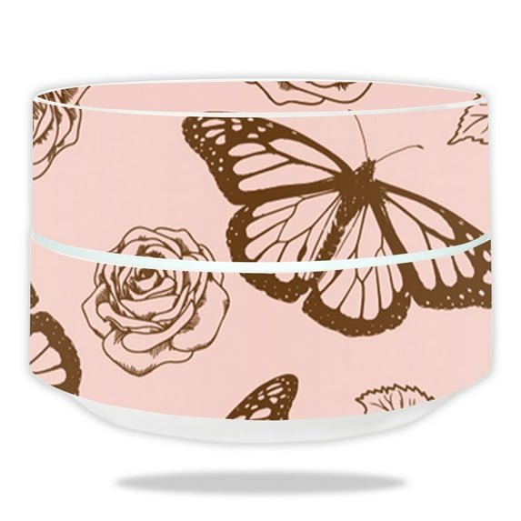 Skin Decal Wrap Compatible With Google Wifi Sticker Design Butterfly Garden