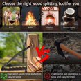 thumbnail image 3 of Cortador de leña manual Kindling Splitter Vdsfand para montaje en pared, 3 of 7