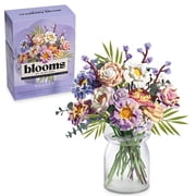 Blooms by Play-Doh Meadow Flower Bouquet Arts & Crafts Kit for Adults, Home & Desk Décor