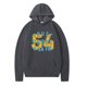 thumbnail image 1 of MHFRRA Sudadera con Capucha y Estampado de Letras para Primavera y Otoño de 2024, Camisa Informal de Manga Larga con Capucha Gris, 1 of 2