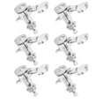 thumbnail image 4 of Guitar Machine Head, 0.7in Handle Width Guitar Tuning Keys 6 String Tuner Head Durable Silver With Screws For Replacing Old And Damaged Parst For Most Guitars 6 Right Peg Set,6, 4 of 8