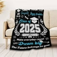 thumbnail image 4 of Graduation Soft Throw Blanket 2025, Birthday High School College Graduation Gifts for Daughter Son from Mom Dad, Class of 2025 Graduation Blanket Gifts for Him Her, 4 of 5