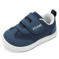 thumbnail image 6 of KIDS Toddler Barefoot Shoes Wide Toe Box Walking Shoe Lightweight Kids Sneakers for Preschool Non-Slip Zero Drop Breathable Running Tennis Sneaker Navy Toddler Size 7, 6 of 7