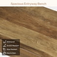 thumbnail image 5 of Tribesigns 47" Farmhouse Entryway Bench, Engineered Wood Shoe Bench with Heavy-Duty Legs, Perfect for Bedroom, Hallway, or Living Room, 5 of 7