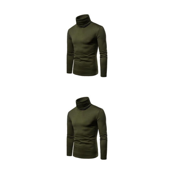 Camisa Térmica Sonducket de Algodón para Hombre Jersey de Cuello Alto Ropa Interior de Invierno