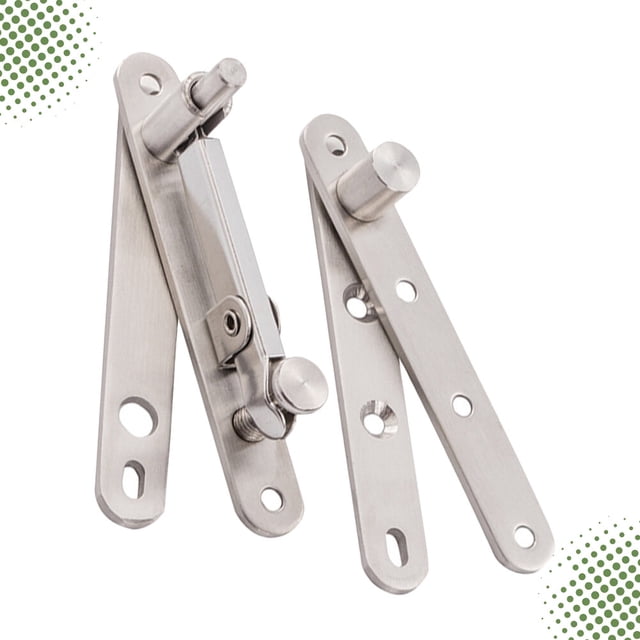 HINTRMENT 1 Set Hidden Pivot Hinge Stainless Steel Durable Detachable For Wooden Doors Installation Projects