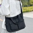 thumbnail image 3 of Women Large Capacity Casual Sling Bag Multi Pocket Versatile Female Shopping Bag, 3 of 9