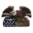thumbnail image 4 of American Bald Eagle With Olive Branch On US Flag Salt & Pepper Shakers Holder, 4 of 10