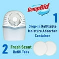 DampRid Dropin Tab Starter Kit with 2 Fresh Scent Moisture Absorbing