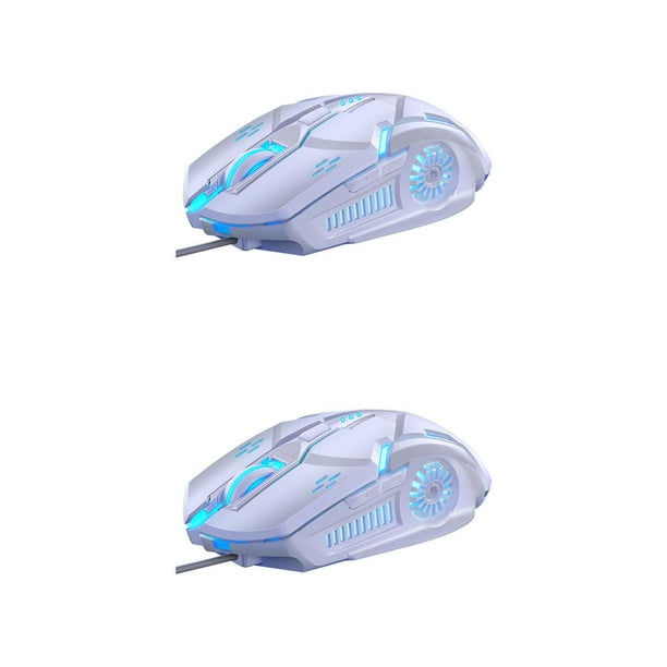 Methold Ratón ergonómico para videojuegos, 6 botones, 2400DPI, recargable, silencioso, con retroiluminación para PC y portátil, 2021 Type1 NO1