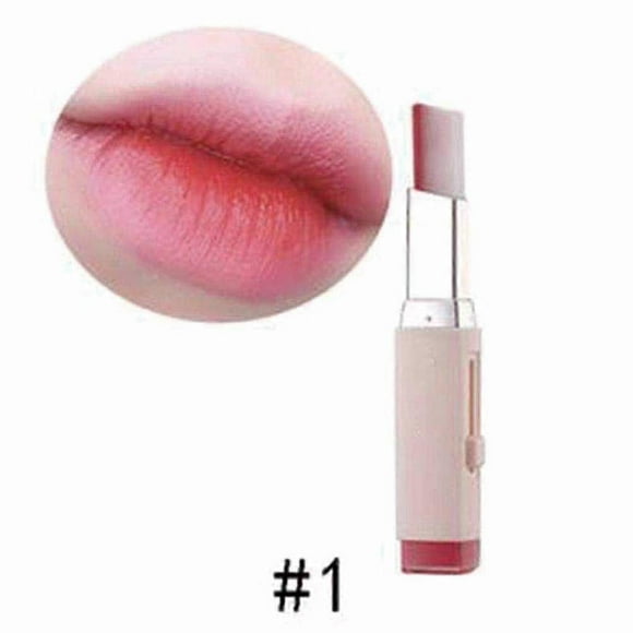 8 Colors Korean Bite Lipsticks V Cut Two Tone Candy Flavor Silky Moisturzing Nourishing Lipsticks Balm Cosmetics, 01 #