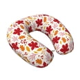 thumbnail image 2 of Zufioo fall laef Maple for Memory Foam U-shaped Pillow, Buckle and Invisible Zipper Neck Head Support Airplane Pillow for Travel Car Home-One Size, 2 of 8