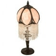 thumbnail image 2 of Meyda 195218 15.5 in. Alicia Mini Lamp - Pink & White, 2 of 7